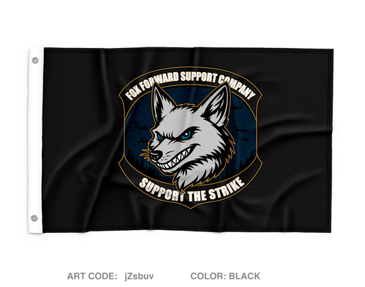 FOX CO, 2-377 PFAR Wall Flag - jZsbuv