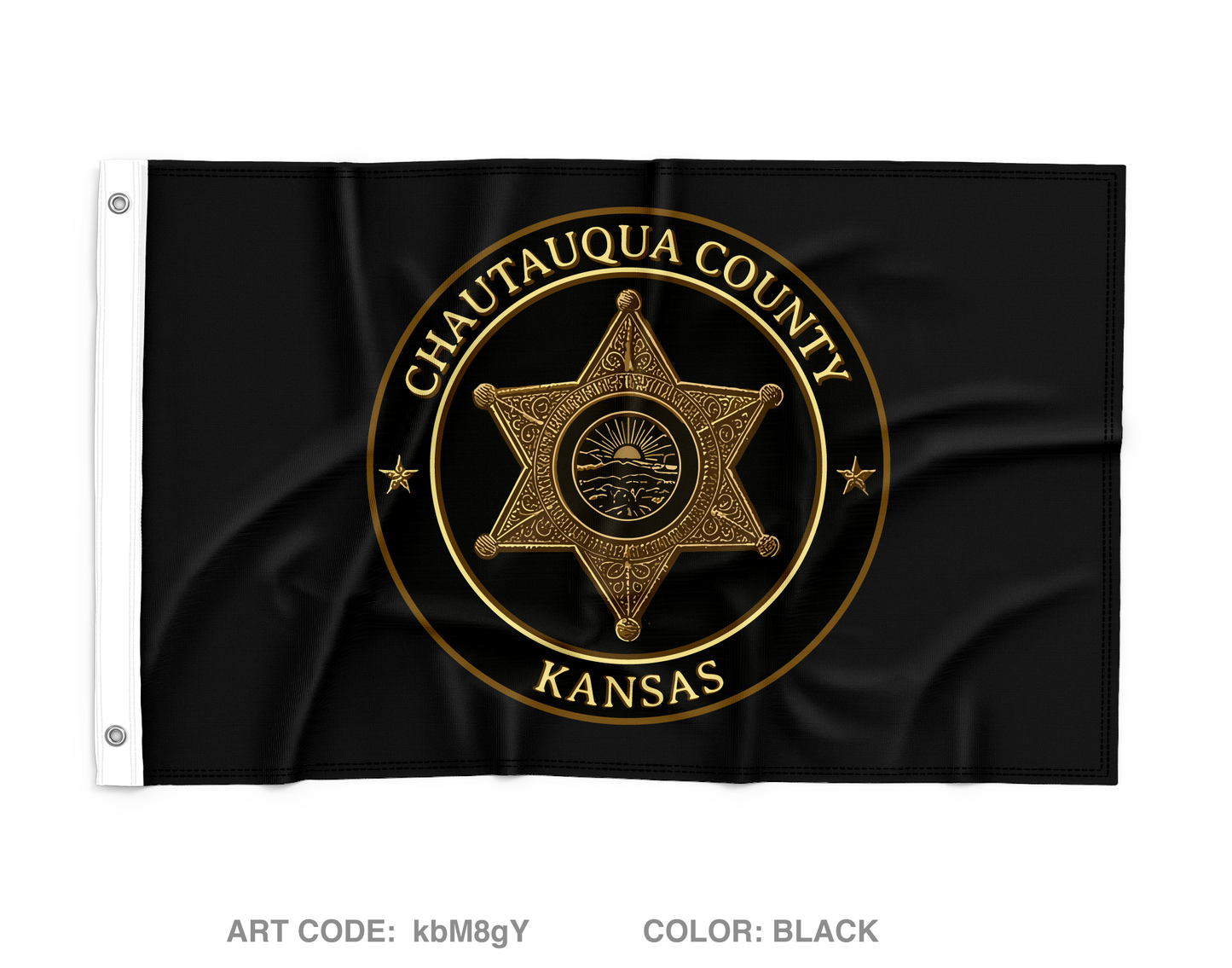 Chautauqau County Sheriffs Office/ Sedan PD Wall Flag - kbM8gY