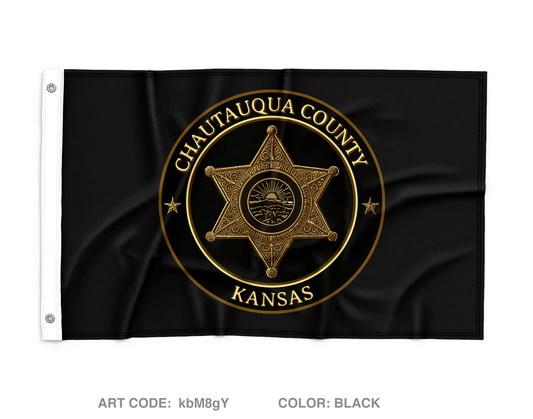 Chautauqau County Sheriffs Office/ Sedan PD Wall Flag - kbM8gY