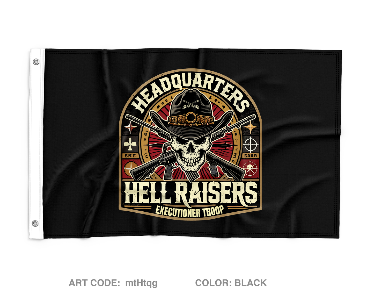 2-6 Cav, Echo Troop (ETRP) Fundarising Collection Wall Flag - mtHtqg