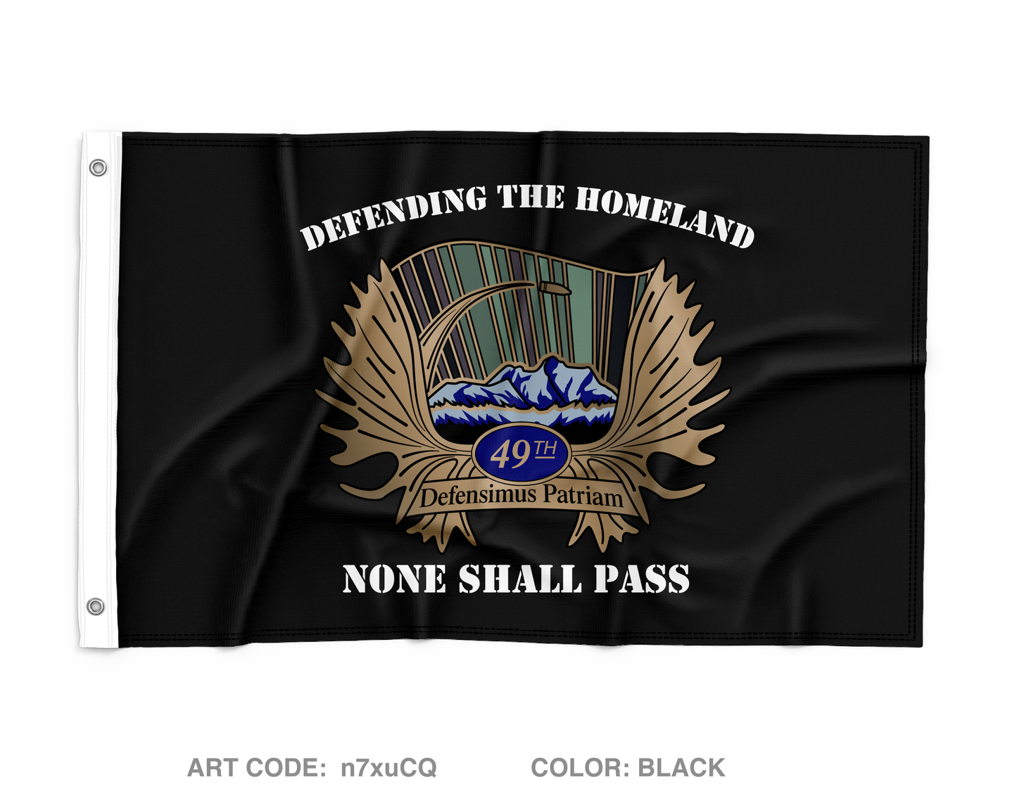 49th Missile Defense Battalion Wall Flag - n7xuCQ