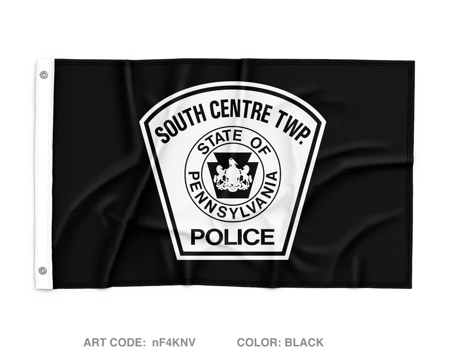 South Centre Township Police Department Wall Flag - nF4KNV
