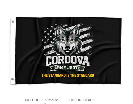Cordova High School Army JROTC Wall Flag - p5mZCV