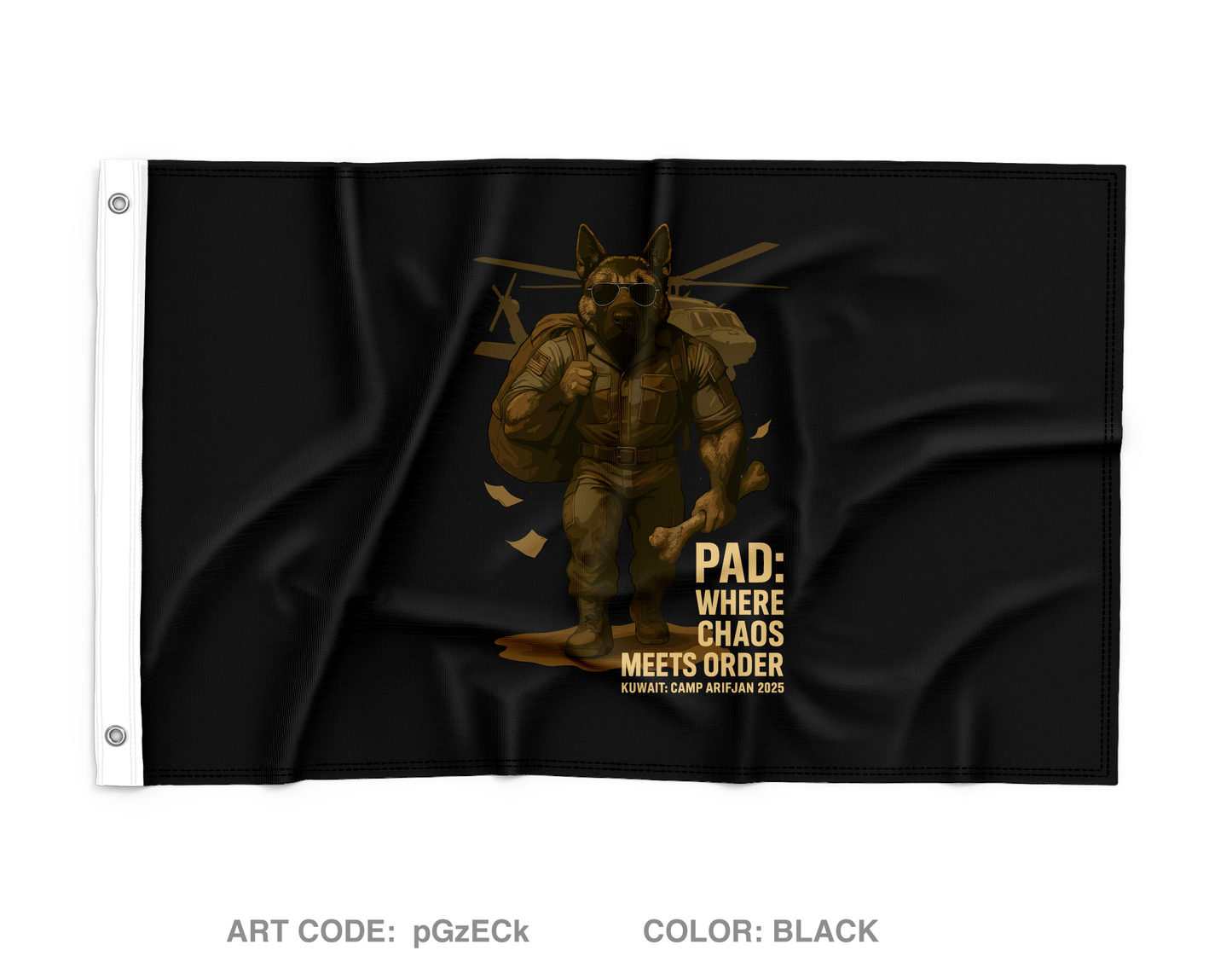 PATIENT ADMIN Wall Flag - pGzECk