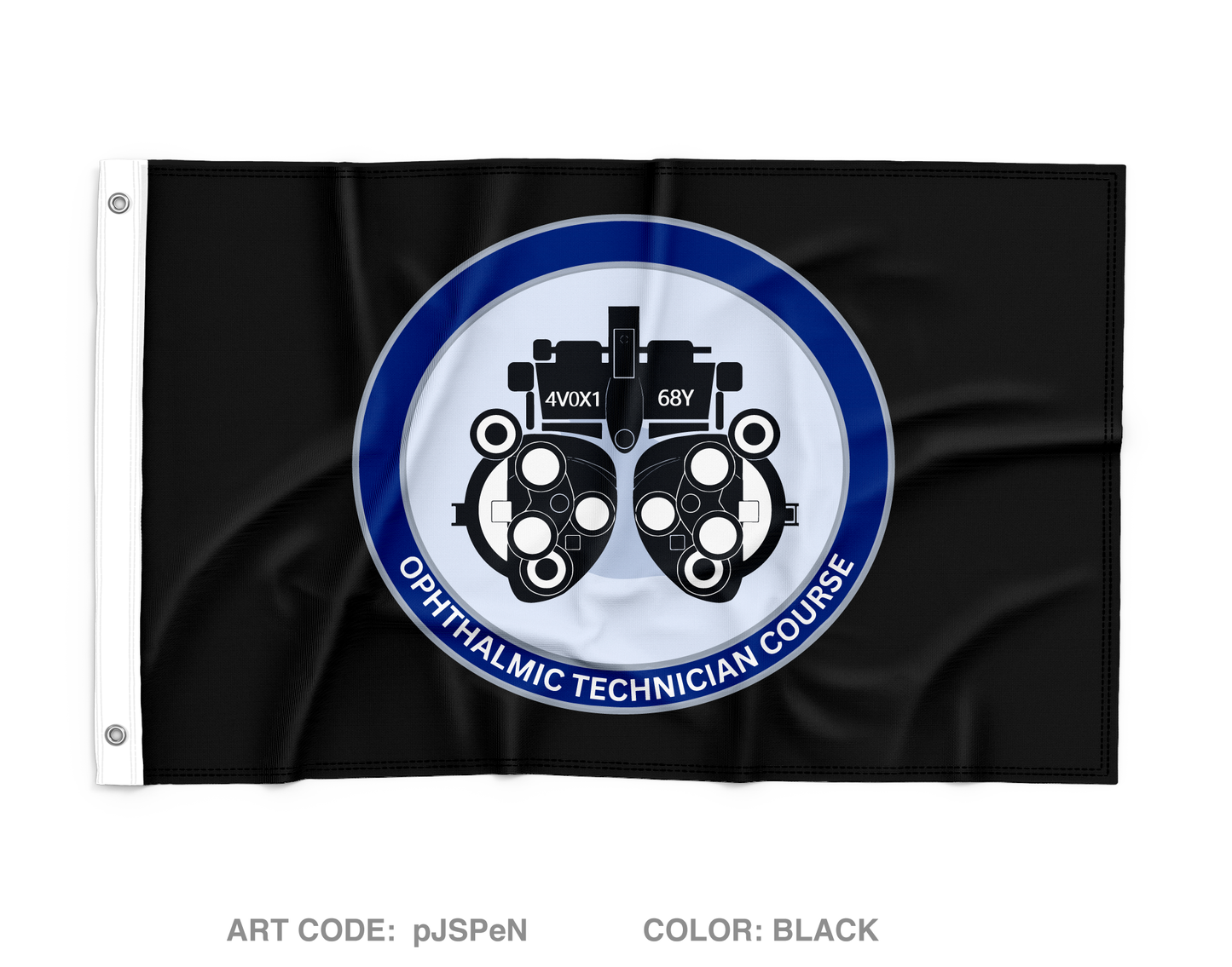 Ophthalmic Technician Course Wall Flag - pJSPeN