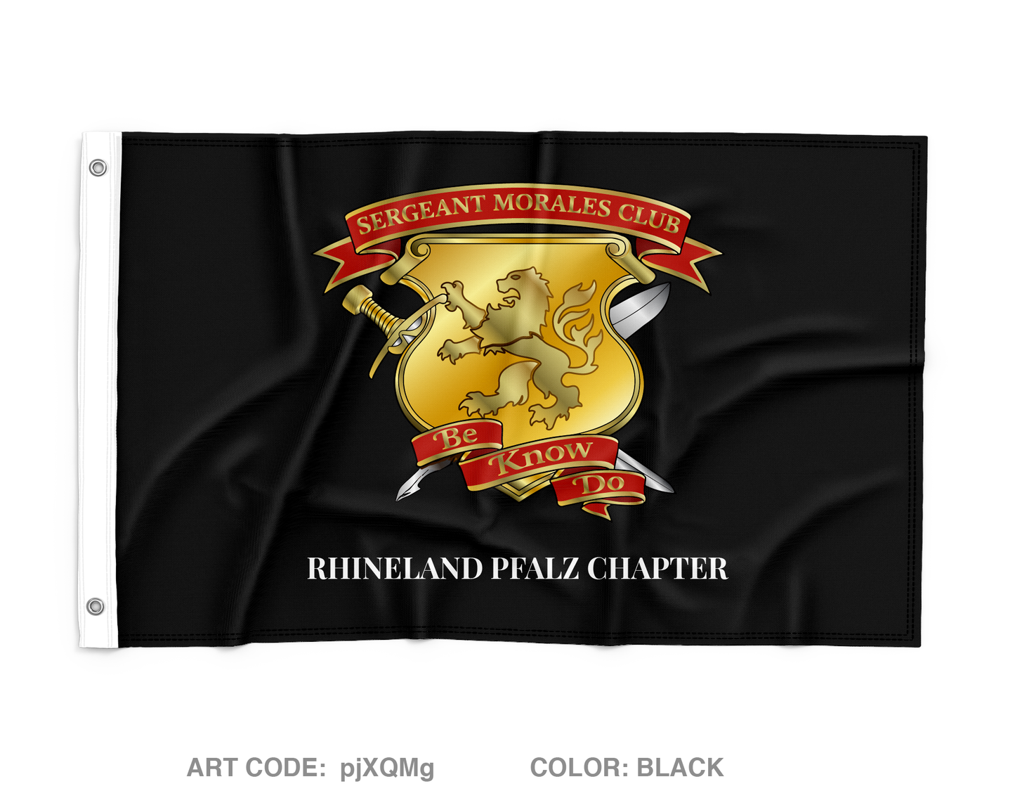 Sergeant Morales Club - Rhineland Pfalz Chapter Wall Flag - pjXQMg