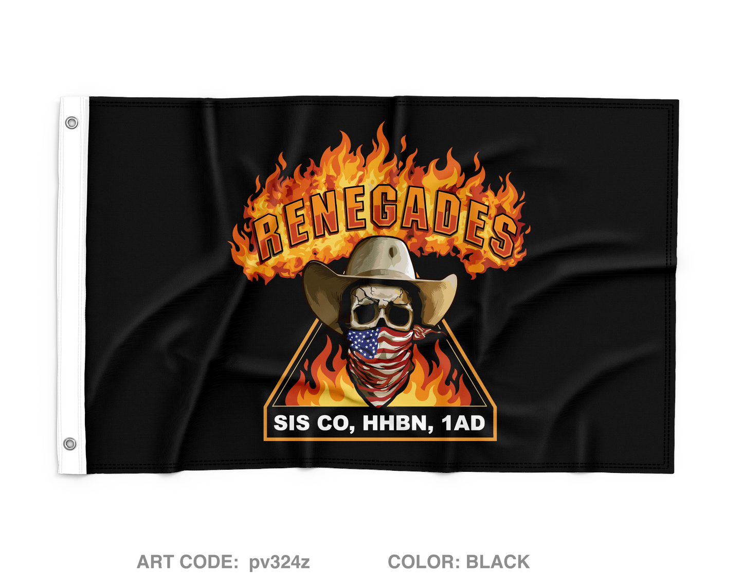 SIS CO, HHBN, 1AD Wall Flag - pv324