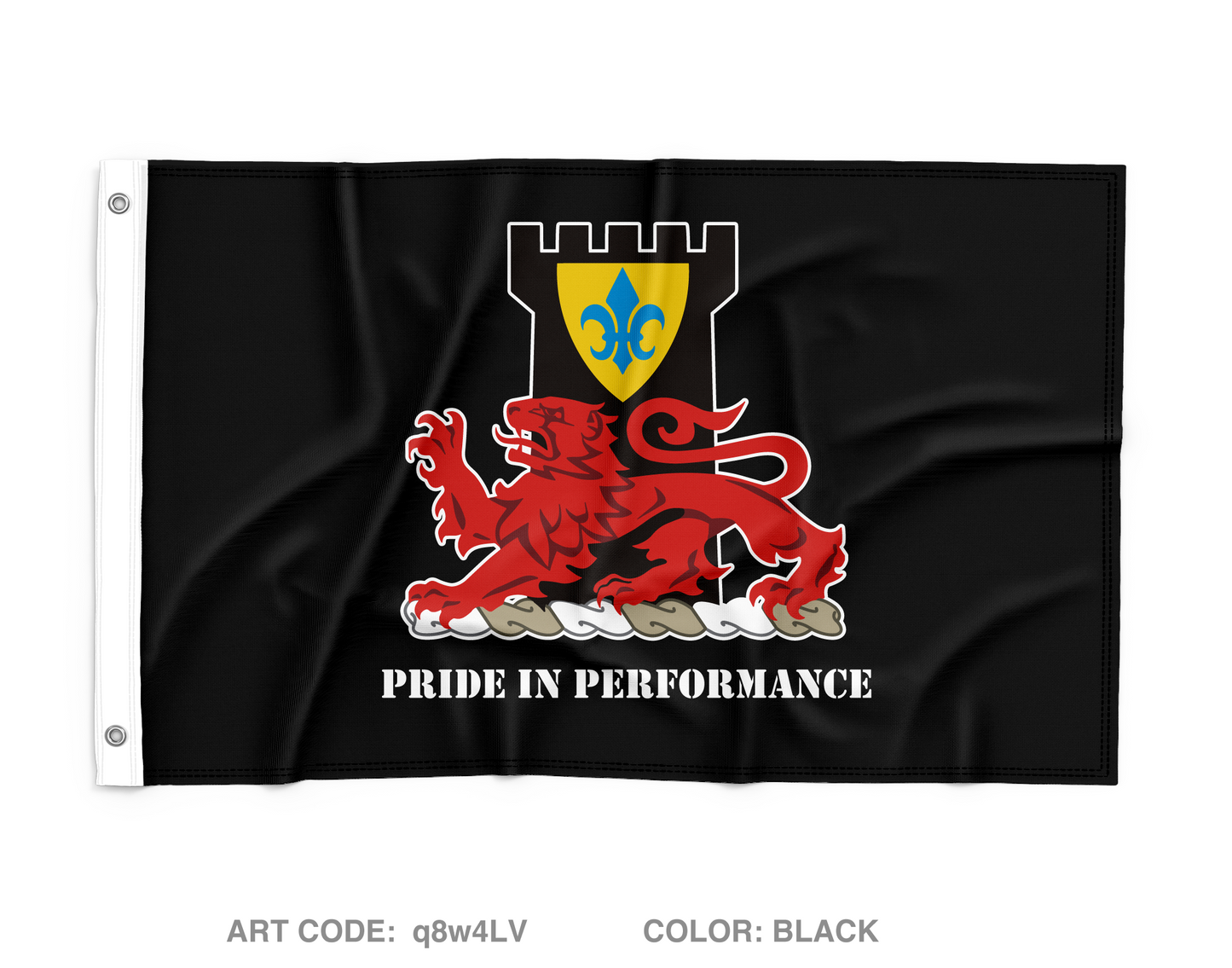 308th Brigade Support Battalion Wall Flag - q8w4LV