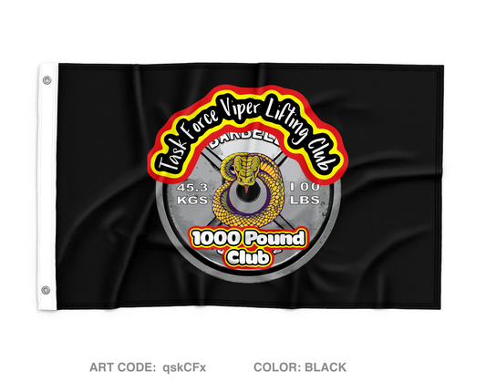 Task Force Viper Gym Wall Flag - qskCFx