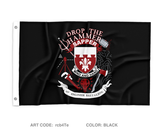 169th EN BN SFRG Fundraising Collection Wall Flag - rcb4Te