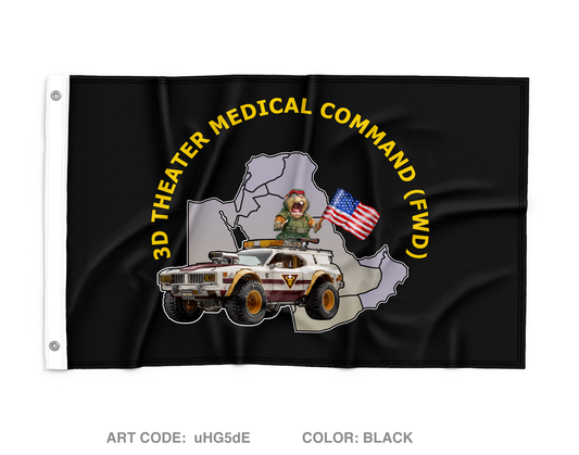 3D Theater Medical Command (FWD) Wall Flag - rsD7N5