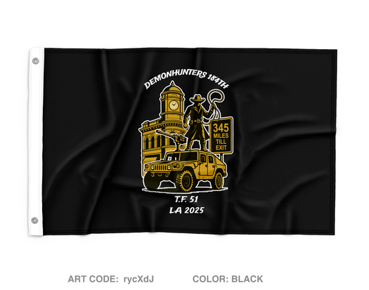 D co 1-184th Wall Flag - rycXdJ