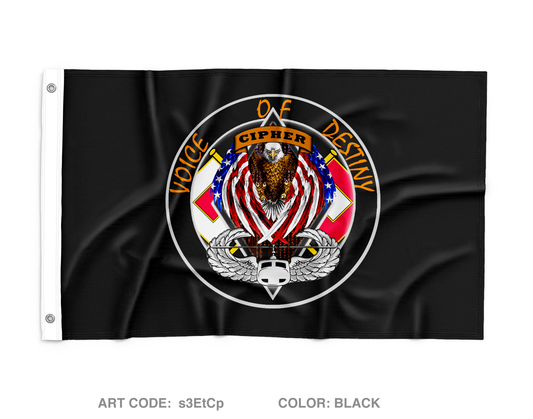 C CO, 96th ASB, 101 CAB Wall Flag- s3EtCp