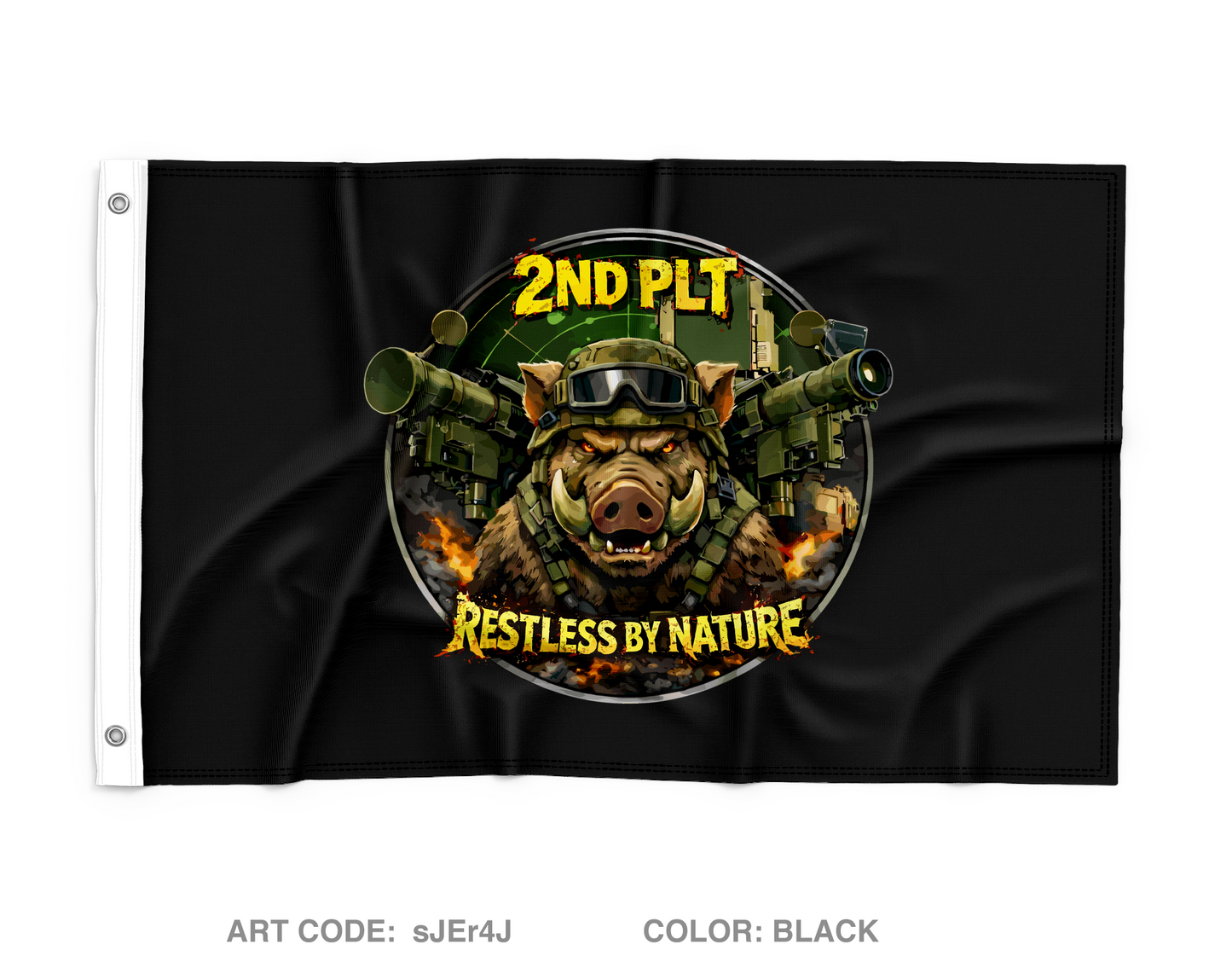 Bravo 1-57 ADAR Wall Flag - sJEr4J