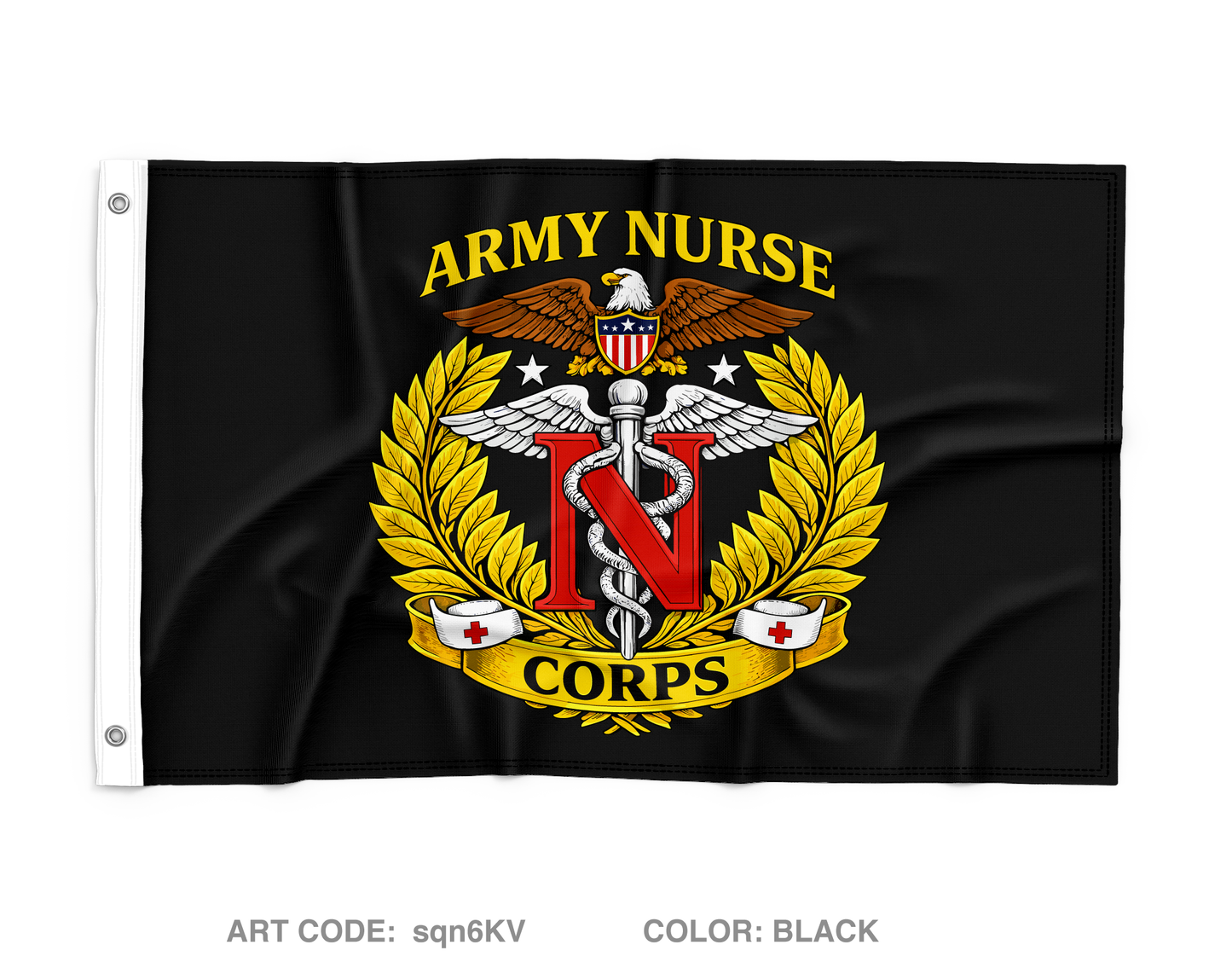 Army Nurse Corps Wall Flag - sqn6KV
