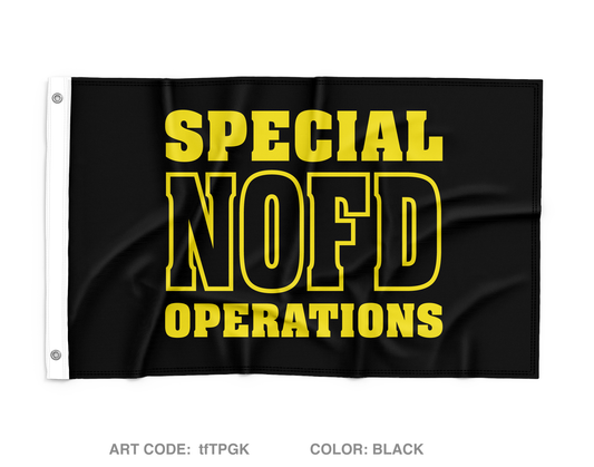 NOFD Rescue 7 Wall Flag - tfTPGK