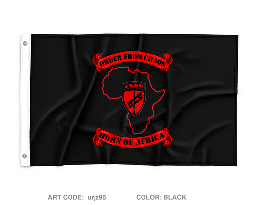 404th Civil Affairs ABN D Co. Wall Flag - urjz95
