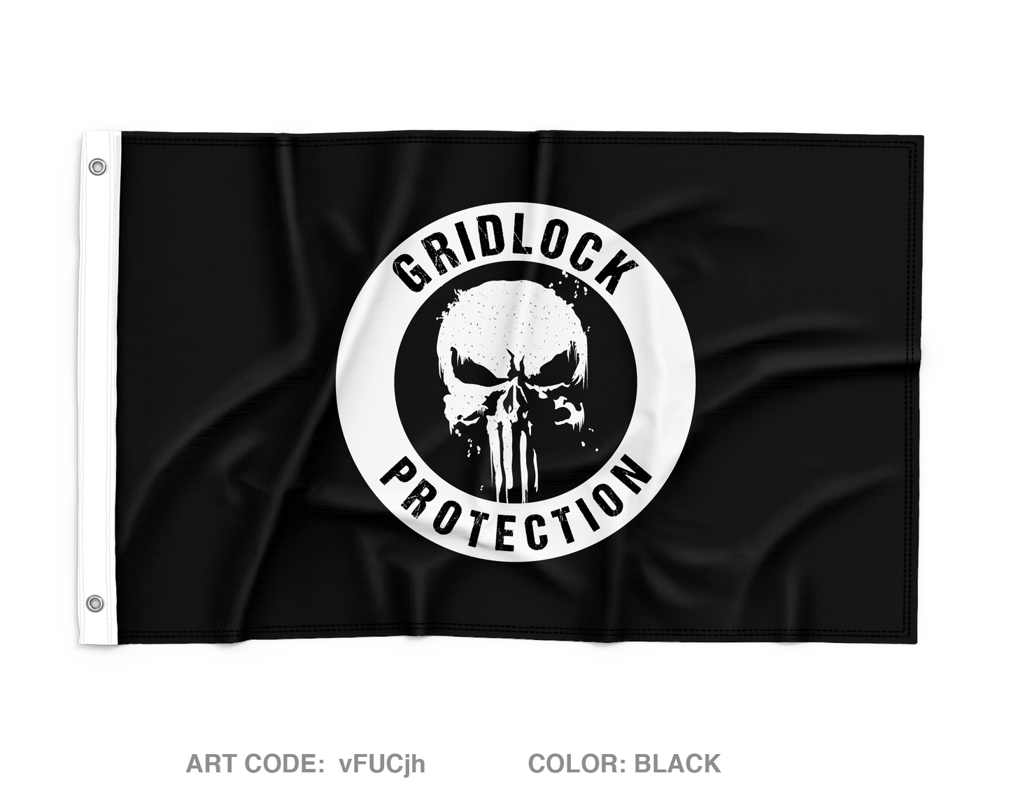 Gridlock protection Wall Flag - vFUCjh