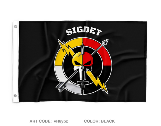 3rd BN 3rd SFG SIGDET Wall Flag - vH6ybz