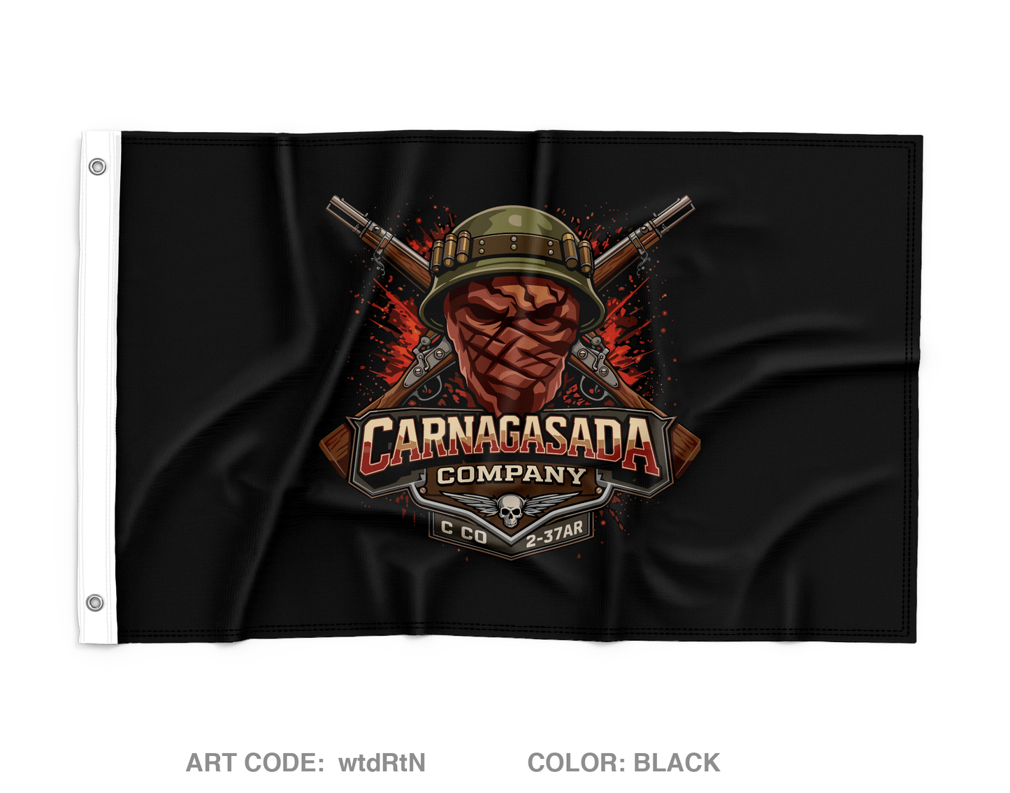 2nd Platoon "GOONS" Wall Flag - wtdRtN