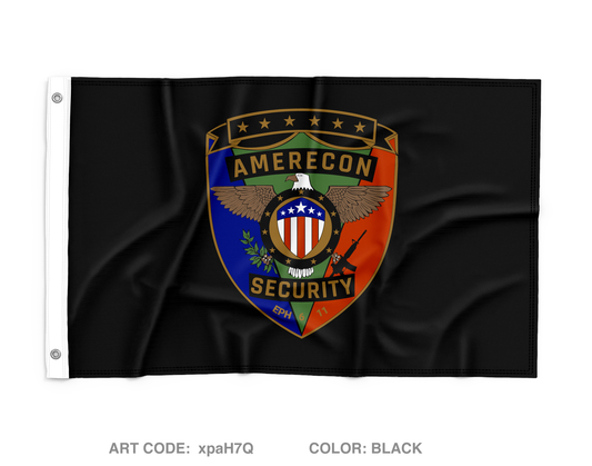 AmeRecon Security Wall Flag - xpaH7Q