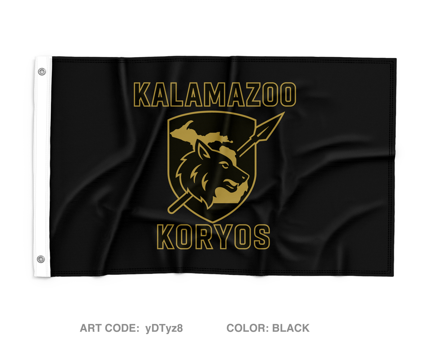 Kalamazoo Army Recruiting station Wall Flag - yDTyz8