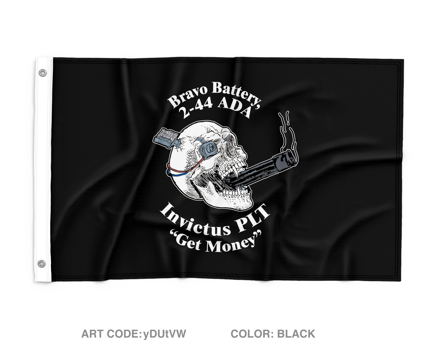 B BTRY, 2-44 ADA, 108th ADA BDE Wall Flag - yDUtVW