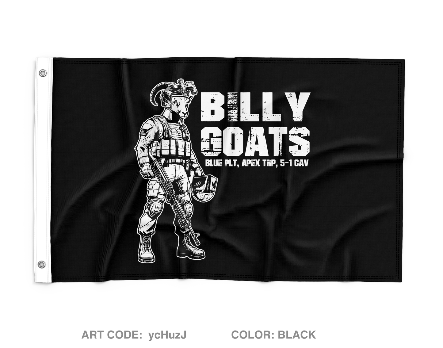 Blue PLT, Apex TRP, 5-1 CAV Wall Flag - ycHuzJ