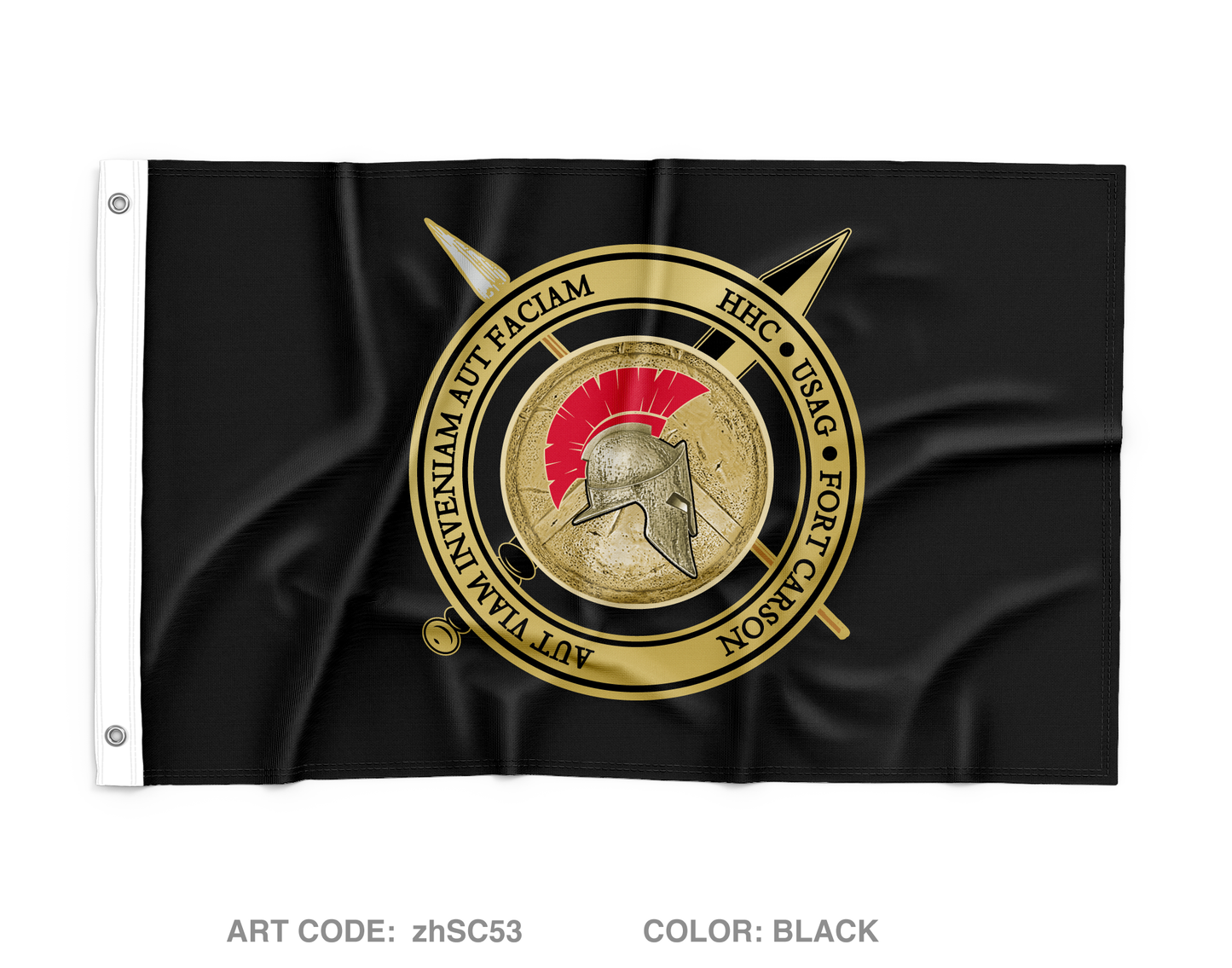 HHC, USAG, Fort Carson Colorado Wall Flag - zhSC53