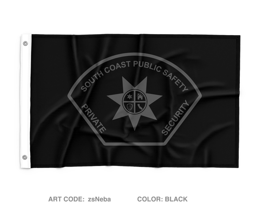 South Coast Public Safety Wall Flag - zsNeba