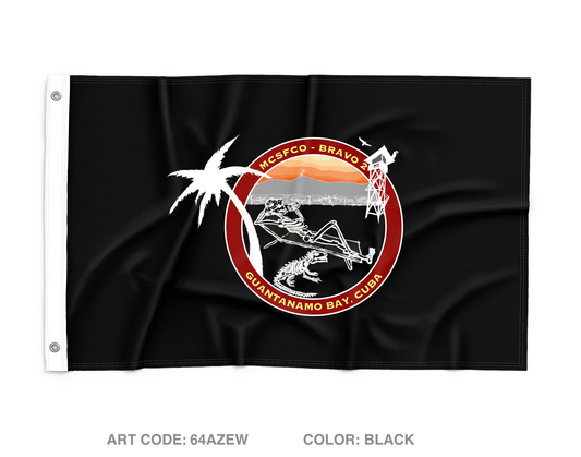 GTMO MCSFCO BRAVO 2 Wall Flag - 64AZEW