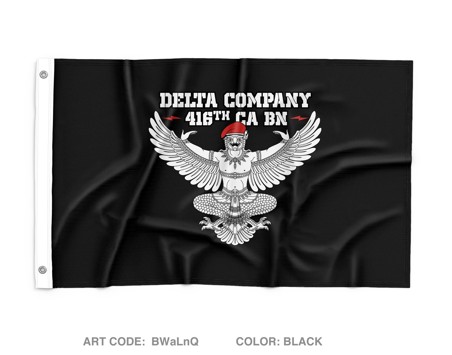 Delta 416 HG24 Wall Flag - BWaLnQ