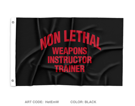 DoD Interservice Non-Lethal Weapons Instructor Course Fort Leonard Wood Wall Flag - HetEmW