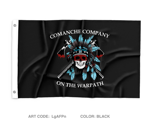 C Co, 2 BN, 87th IR Wall Flag - LgAFPn