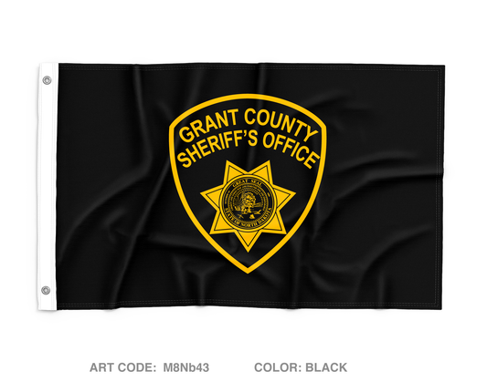 Grant County Sheriff's Office Wall Flag - M8Nb43