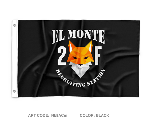 El Monte Recruiting Station Wall Flag - Nb9ACm