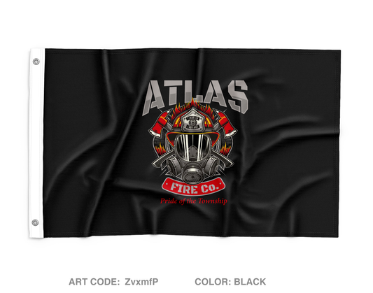 Atlas Fire Co. Wall Flag - ZvxmfP