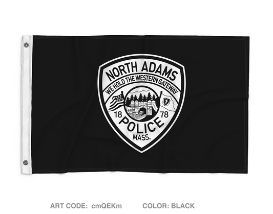 North Adams Police Detective Unit Wall Flag - cmQEKm