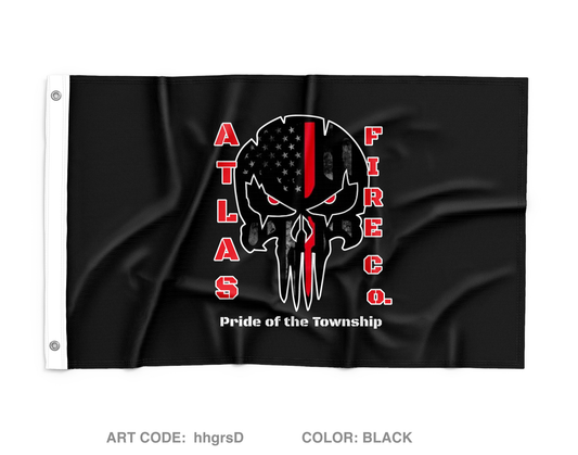 Atlas Fire Co. Wall Flag - hhgrsD
