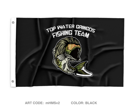 Top Water Gringos Wall Flag - mHMSv2