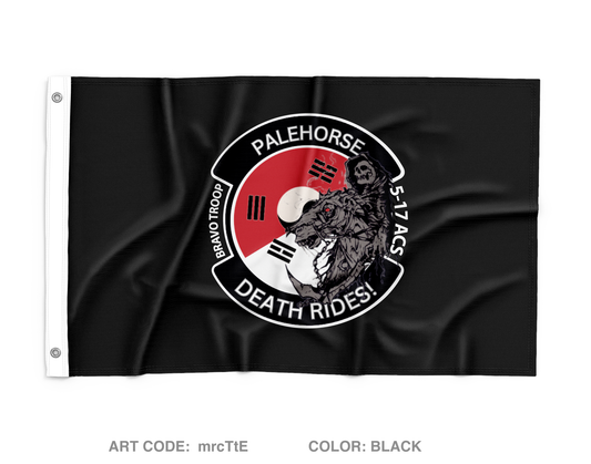 B TRP, 5-17 ACS, 2CAB Wall Flag - mrcTtE