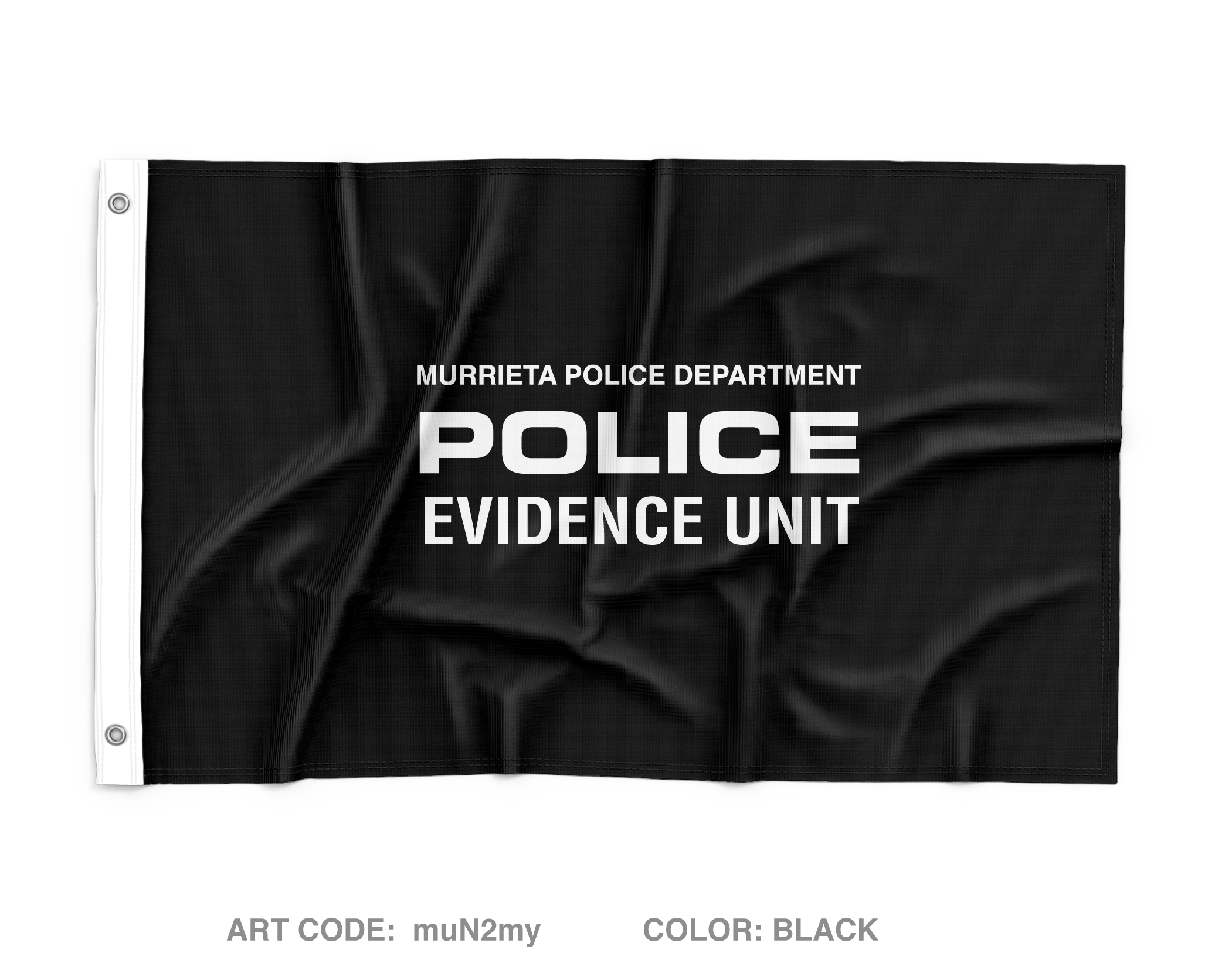 Evidence Emblum Murrieta Police Department Evidence Unit Wall Flag - muN2my – Emblem ...