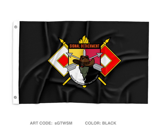 Signal Detachment, Group Support Battalion, 3rd Special Forces Group Wall Flag - sGTWSM