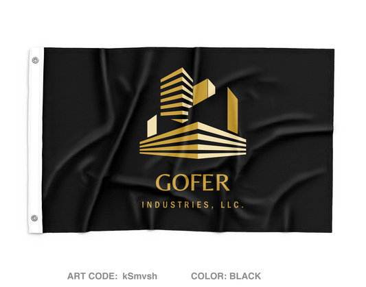 GOFER INDUSTRIES LLC Wall Flag- kSmvsh