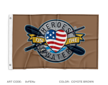 Heroes on the Water National Wall Flag