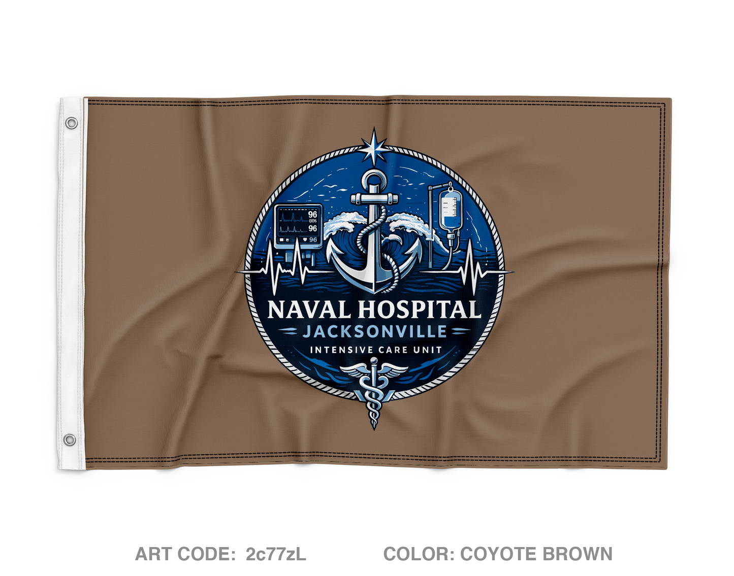 NAS JAX ICU Wall Flag - 2c77zL