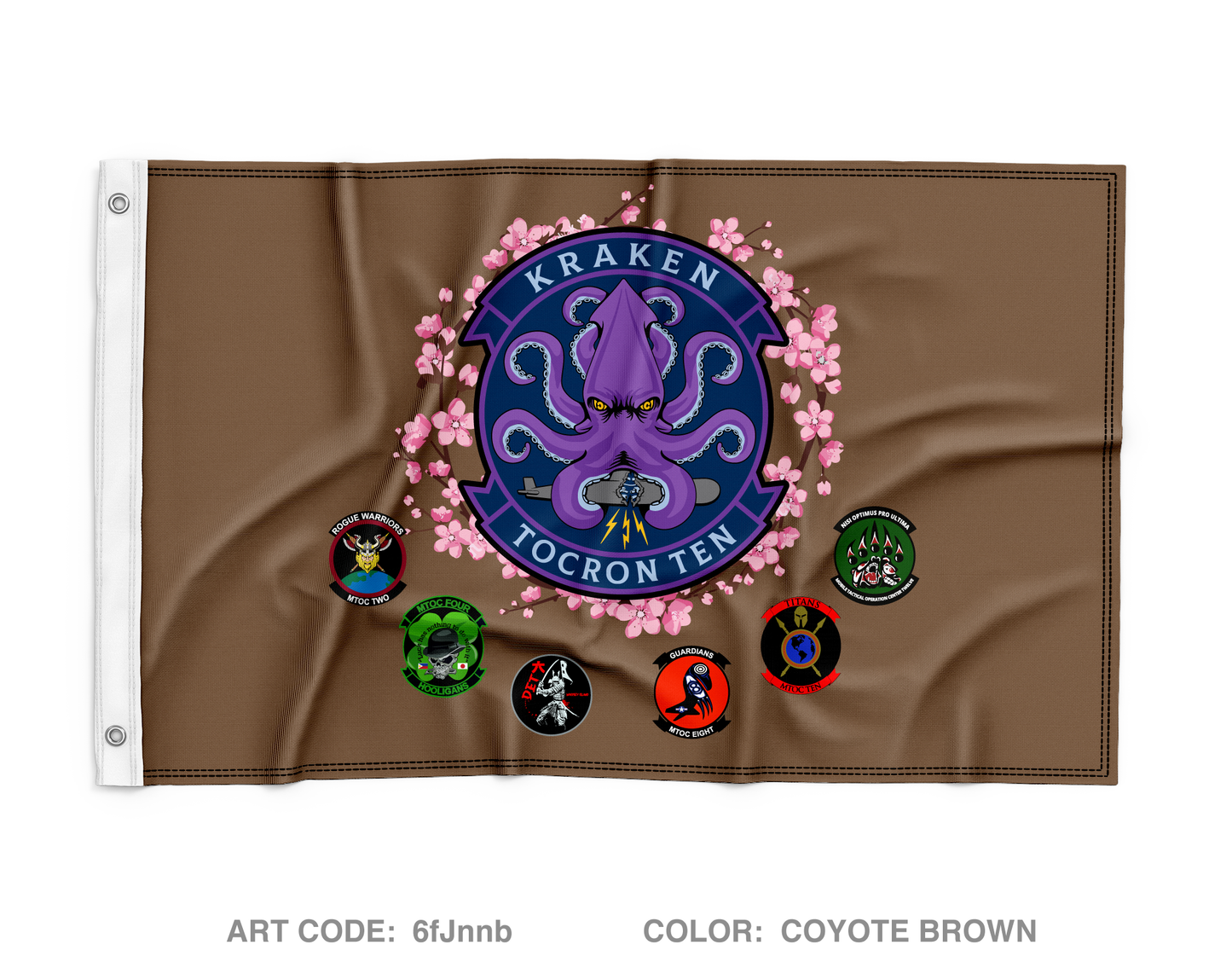 TOCRON-10 Wall Flag - 6fJnnb