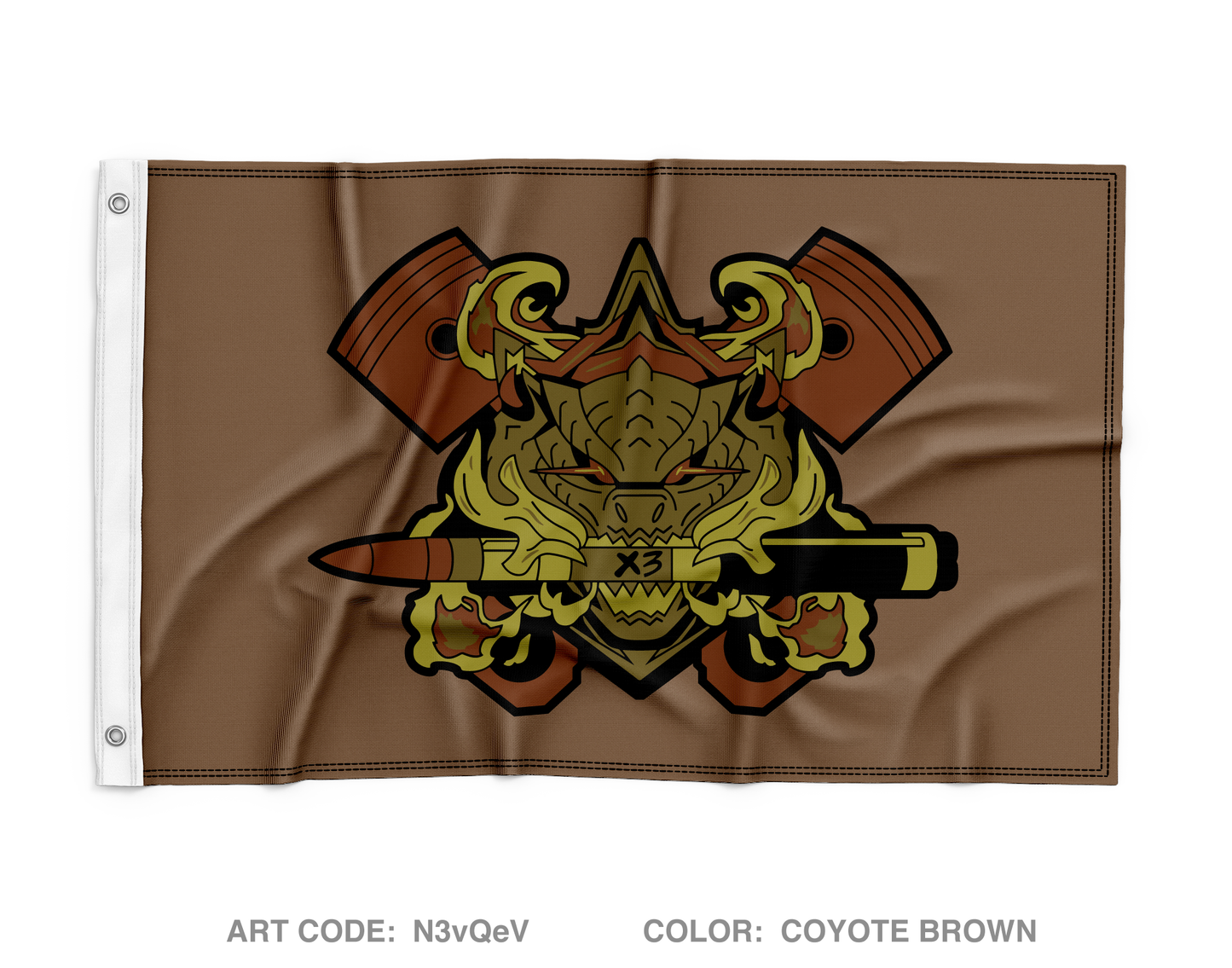 341 MXS Wall Flag - N3vQeV