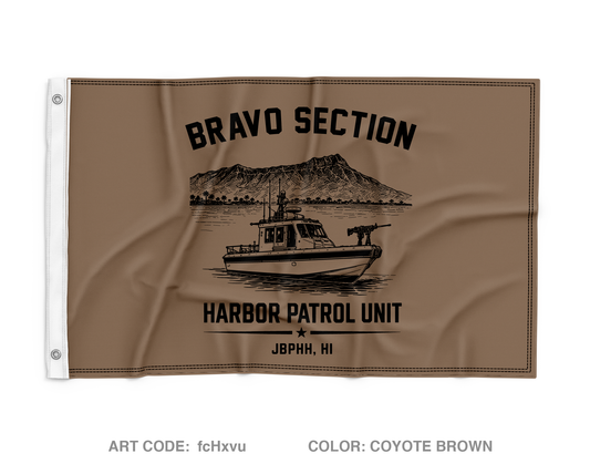 JBPHH HPU BRAVO SECTION Wall Flag - fcHxvu