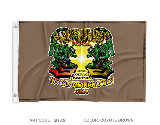 GTMO FCPOA Wall Flag - qts62r